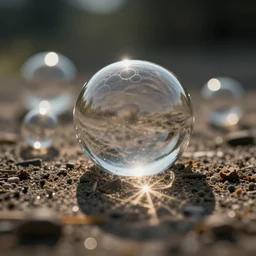 beautiful digital HD glossy  bokeh and bubblesbackground
