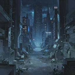 an underground cyberpunk city by Makoto Shinkai, empty, epic composition, detailed background