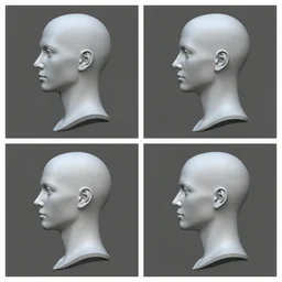 We show results of our method on two different expressions using dense ground truth motion. The reconstructed shapes are visually very similar to ground truth, also when seen from a side view.
