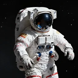 Astronaut in space, trending on artstation, 50mm, by Noah Bradley