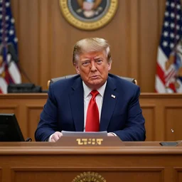 Donald Trump in court