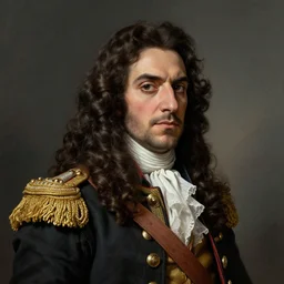 portrait of a one eyed spanish admiral blas de lezo y olavarrieta, face portrait, 1 8 th century clothing, epic, tragic, military art, fantasy, dieselpunk, hd shot, digital portrait, beautiful, artstation, comic style, by artgerm, guy denning, jakub rozalski, magali villeneuve and charlie bowater