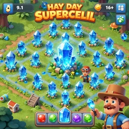 walter white's blue crystal farming mobile game hay day supercell