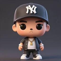 cute lol tupac, 3 d pixar character, detailed and intricate, smooth sharp edges