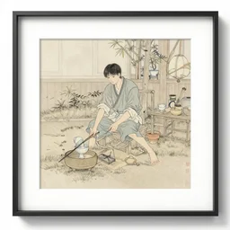 an artwork by baioken eishun