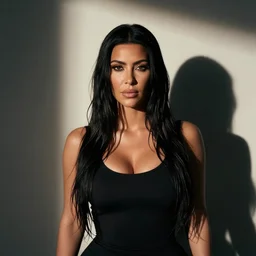 film still of Kim Kardashian.