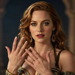 a photorealistic portrait of actress emma stone dressed as a belly dancer, arabian night, volumetric lightening, octane render, high quality, fully detailed, 4 k, in focus sharp face with fine details, five human fingers, well structured hands, inspired by belly dancer on youtube, alphonse mucha, masterpiece, stunning