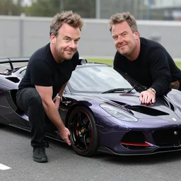 jeremy clarkson buying his dream car, photorealistic