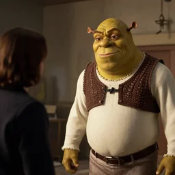neo from the matrix played by Shrek, early screen test