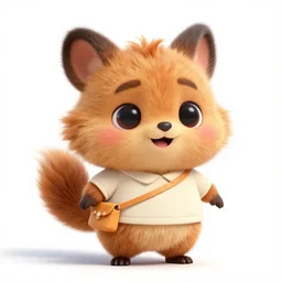 promotional art, very very very cute disney pixar chinchilla fluffy very furry character wearing cute clothes, white background, iconic film character, detailed fur, concept artwork, 3 d render official art, promotional art, by artgerm, ilya kuvshinov katsuhiro villeneuve, jeremy lipkin and michael garmash and rob rey, disney pixar zootopia