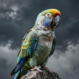 An stochastic parrot, ethereal, extremely high detail, photorealistic, cinematic lighting, artstation, octane render, art by Zdzisław Beksiński