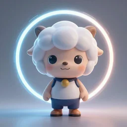 digital painting of a adorable plug head mascot, figurine, detailed product photo. octane render, futuristic, bright electric arc, 8k