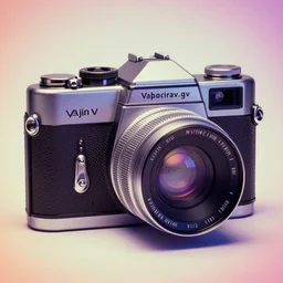 vaporwave retro old camera, moebius, ufotable studio art style, faded effect, studio art,