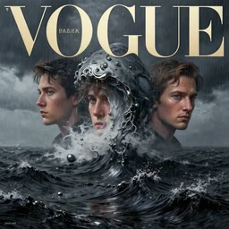 3 d, rain, ocean storm, vogue cover style, liquid hot metal and black water, poster art, high detail, intricate oil painting, multiple exposure, heaven mood, hyperrealism, 3 d, by tooth wu and wlop and beeple and greg rutkowski