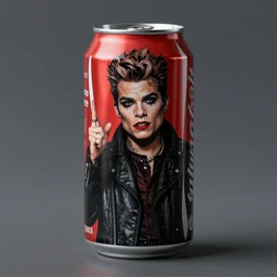 a new can of coke with rick astley with slipknot in the can