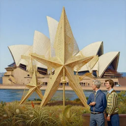 intricate five star the land down under by greg rutkowski and thomas kinkade, oil on canvas, hdr, high detail, photo realistic, hyperrealism, matte finish, high contrast, 3 d depth, centered, masterpiece, vivid and vibrant colors, enhanced light effect, enhanced eye detail, artstationhd
