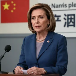 Nancy Pelosi held in a Chinese prison camp, concept art, matte painting, 8k, highly detailed, artstation