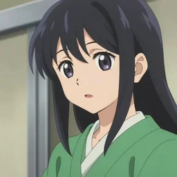 kurisu in the animation screenshot, detailed