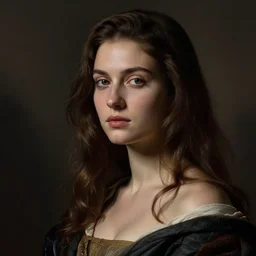 photo of young woman by caravaggio