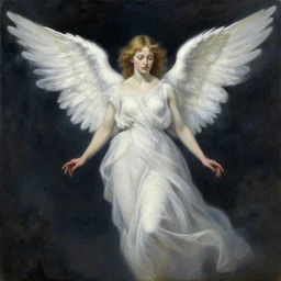 angel dream, oil on canvas, surrealism