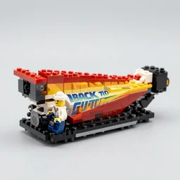 lego back to the future macro shot, dslr