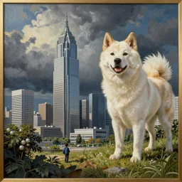 Hachiko Plaza painted by Bosch