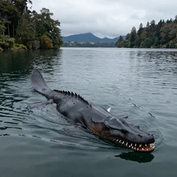 The Loch Ness Monster in Atitlan lake