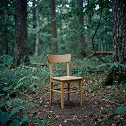 chair in the forest by andreas franke