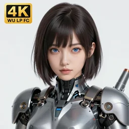 cg, armor girl, machine girl, beautiful eyes, beautiful face, high detail, concept art, digital art, art of wlop, trending on artstation, trending on deviantart, 4 k,