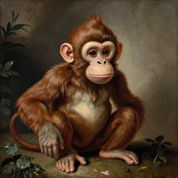 Baroque painting of Super Monkey Ball