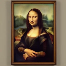 mona lisa painting a portrait of leonardo da vinci