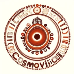 a aboriginal design for the word cosmovision
