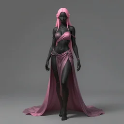 a matte painting of a beautiful black pink, dark fantasy, in the style of artgerm and myles birket foster and alphonse mucha foster, concept art, high octane, elegant, highly detailed, digital painting, trending on artstation, sharp focus, illustration