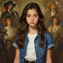 teen brazilian girl in brazilian outfit, realistic portrait, highly detailed, digital painting, artstation, concept art, smooth, sharp focus, illustration, cinematic lighting, art by artgerm and greg rutkowski and alphonse mucha and boris vallejo and frank frazetta