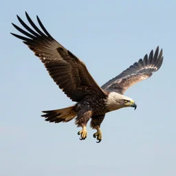 professional digital art of a giant prehistoric eagle flying in front of the sun, greg rutkowski, high quality, hd, highly detailed