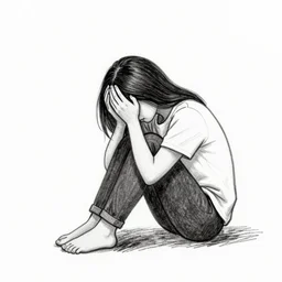 depression drawing