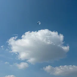 perfect cloudless blue sky filled with big drops of water, hot and sunny highly-detailed, elegant, dramatic lighting, artstation, 4k, cinematic landscape, photograph by National Geographic