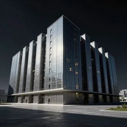 A techno palace exterior, extreme long shot, by Moebius, Yohji Yamamoto, Michael Mann