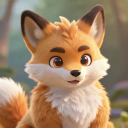 a beautiful portrait of an anthropomorphic fursona furry disney character. volumetric light, artstation