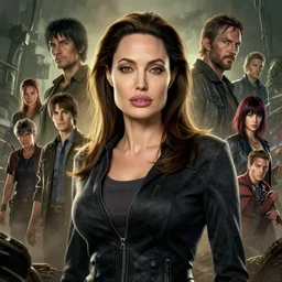 highly detailed portrait of angelina jolie, in the walking dead, stephen bliss, unreal engine, fantasy art by greg rutkowski, loish, rhads, ferdinand knab, makoto shinkai and lois van baarle, ilya kuvshinov, rossdraws, tom bagshaw, global illumination, radiant light, detailed and intricate environment
