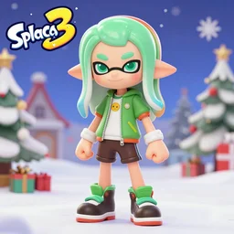 Splatoon 3 Christmas event outfit