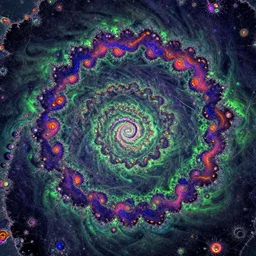 mandelbrot set zoom, psychedelic