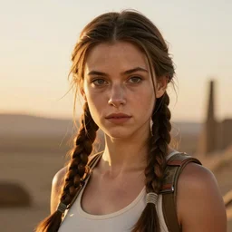 Captivating young Lara Croft portrait, atmospheric lighting, painted, intricate, volumetric lighting, beautiful, golden hour, sharp focus, ultra detailed, by Leesha Hannigan, Ross Tran, Thierry Doizon, Kai Carpenter,Ignacio Fernández Ríos