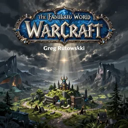 the fabulous world of warcraft, art greg rutkowski