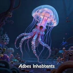 a playable new abes odyssey by Oddworld Inhabitants Inc character based entirely on a vampire squid and Portuguese man o war jellyfish hybrid that looks ethereal and dangerous