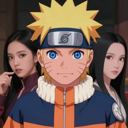 an ultradetailed portrait of naruto uzumaki fanart artstation, jisoo blackpink, by tian zi trending on artstation : 1. 7, cinematic lights, thomas kinkade, 4 k octane render