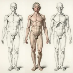 artist anatomy sketches by George Bridgman