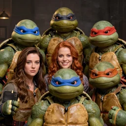 seinfeld cast as the ninja turtles