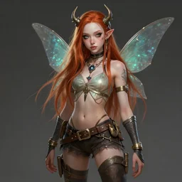 grimes as a highly detailed game fairy character, trending on artstation, concept matte