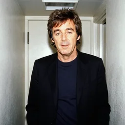 color photo of Paul McCartney in the backrooms